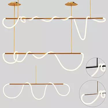 Minimalist Scandinavian Pendant Lights 3D model image 1 