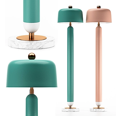 Nordic Elegance: Lampatron MEET - Scandinavian Style Floor Lamp 3D model image 1 