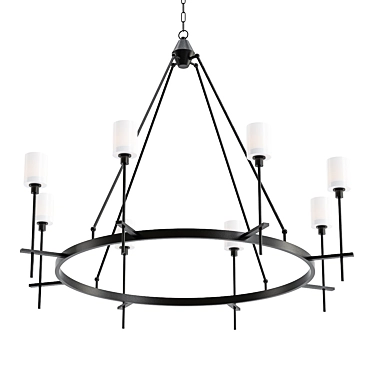 Sleek Salita Pendant: Perfect Lighting Solution 3D model image 1 