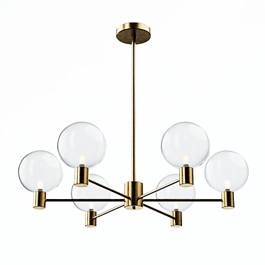 Bronze Kiara Kink Chandelier 3D model image 1 