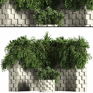 Outdoor Plant and Flower Set 3D model image 1 