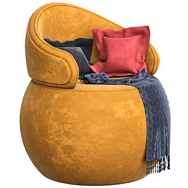 Modern Millimeter Pouf: 2014 Version 3D model image 1 