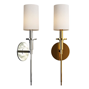 Luxury Amherst Sconce  Elegant Illumination for Any Space 3D model image 1 