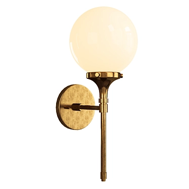 Elegant Beverly Hills Wall Sconce 3D model image 1 