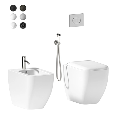 Cielo Shui Comfort Back-to-wall WC/Bidet 3D model image 1 