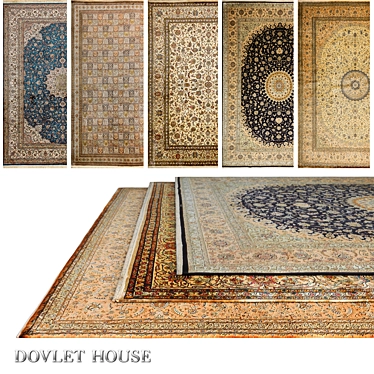 Luxurious Silk Carpets by DOVLET HOUSE 3D model image 1 