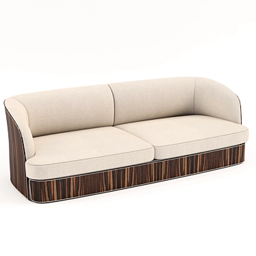 Luxury Italian Bampton Sofa 3D model image 1 