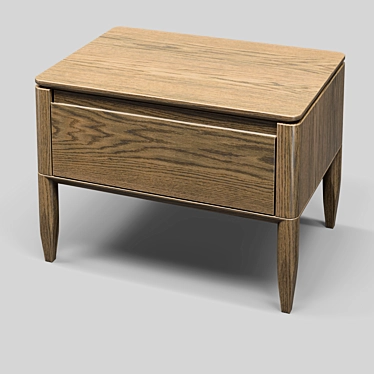 MOD Interiors PATERNA Oak Bedside Table 3D model image 1 