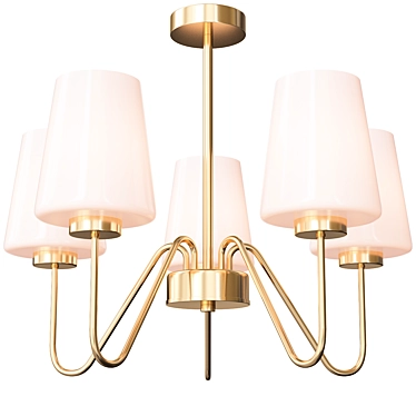 Elegant Olivia 3791 Chandelier Set 3D model image 1 