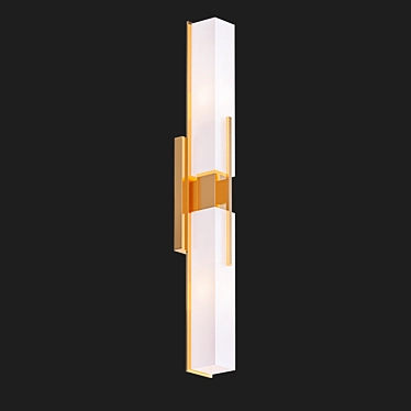 Button Gold Ceiling Light 3D model image 1 