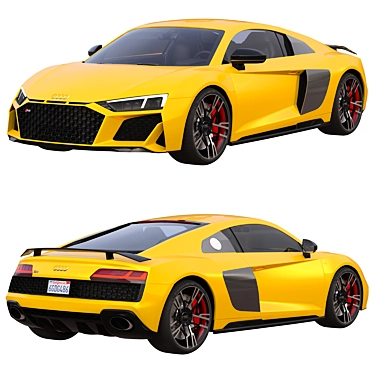 Audi R8 V10 Performance Coupe 3D model image 1 