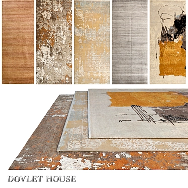 Title: Luxurious Carpets Collection by DOVLET HOUSE 3D model image 1 