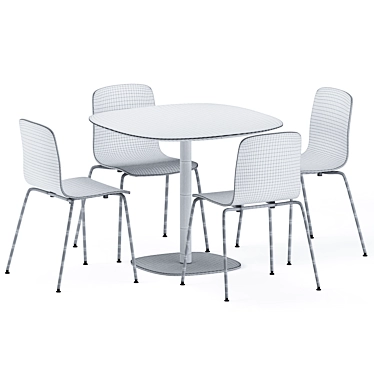 Modern Hale Table - Sleek Design 3D model image 1 