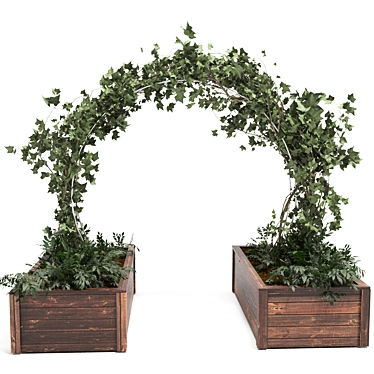 Elegant Entry Plant Display: Varying File Formats 3D model image 1 