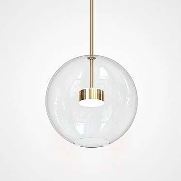 Bubble B LED Pendant Light 3D model image 1 