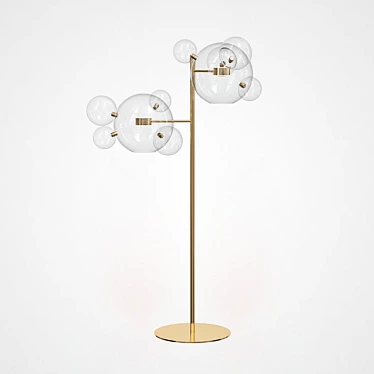 Bolle Floor Lamp: Stunning Bubble Design 3D model image 1 