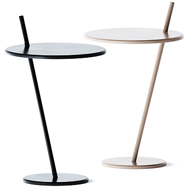 Elegant Evening Side Table 3D model image 1 