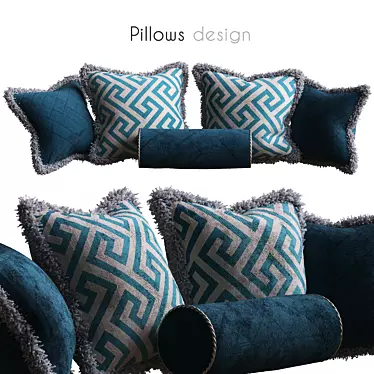 Elegant Pillow Design: Corona Render 3D model image 1 