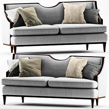 Versatile Block Nomad Sofa: Modern, Stylish, Comfortable 3D model image 1 