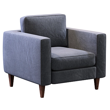 Prastoria Elegance Armchair: Luxurious Comfort for Your Home 3D model image 1 