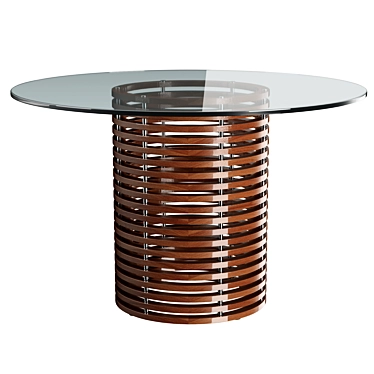 Positano Outdoor Dining Set 3D model image 1 