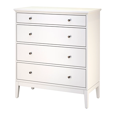 IDANÄS 4-Drawer Chest: Modern Elegance by IKEA 3D model image 1 