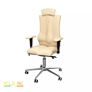 Ultimate Comfort: OM Kulik ELEGANCE Armchair 3D model image 1 