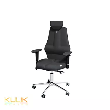 NANO Ergonomic Chair: Ultimate Comfort and Style 3D model image 1 