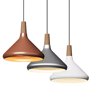 Sleek Mini Pendant Light 3D model image 1 