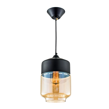 Loft-Style Pendant Light 3D model image 1 