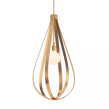 Elegant Swing Pendant 3D model image 1 