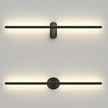 Elegant Wall Sconce: Vantaggio 3D model image 1 