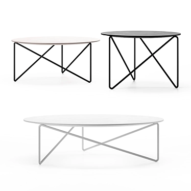 Sleek Polygon Table for Prostoria 3D model image 1 