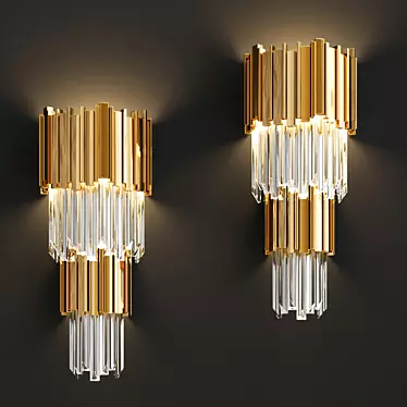 Title: Luxury Empire Wall Sconce 3D model image 1 