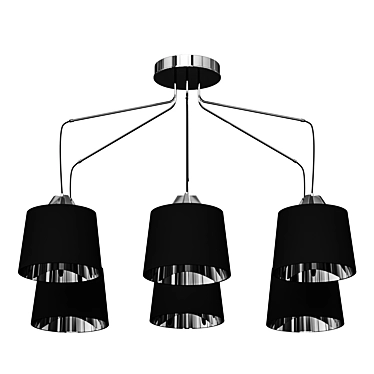 Modern German Ceiling Chandelier 3D model image 1 