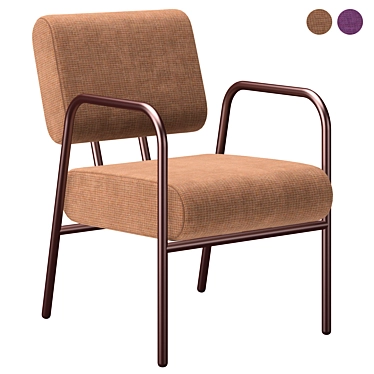 Contemporary Comfort: Cosmo Easy Chair 3D model image 1 