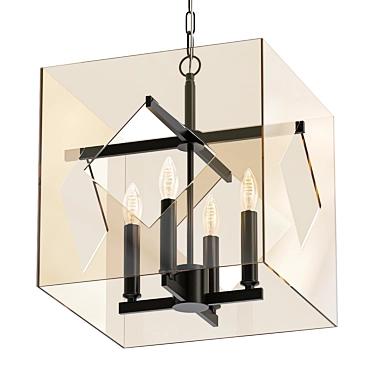 Travis Pendant Light 3D model image 1 