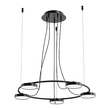 Modern Aro Suspension Lighting 3D model image 1 