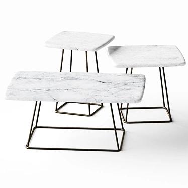 Minimalist Manolo Coffee Tables | Various Sizes | Vray & Corona | Rendered in v-Ray 3D model image 1 