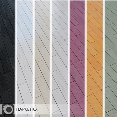  Milano Parquetto Ceramic Tiles 9.9x40.2 3D model image 1 