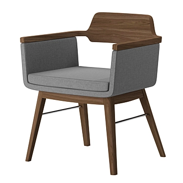 Modern Morgan Rio Meeting Chair 3D model image 1 