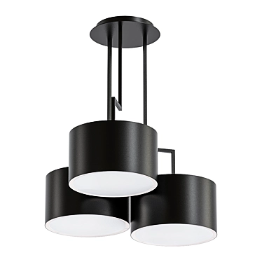Modern Functional Ceiling Lamp 3D model image 1 