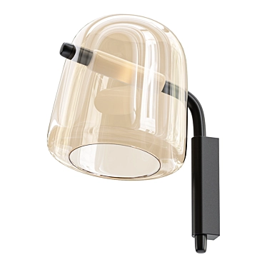 Sleek Mona Wall Light 3D model image 1 