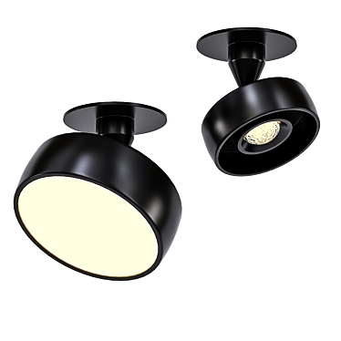 Myco IN: Sleek Recessed Lighting 3D model image 1 