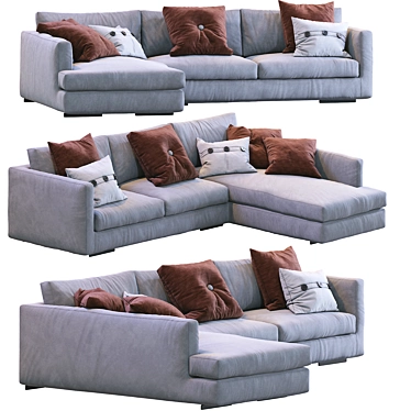 Modern Flexform Sofa Magnum 3D model image 1 