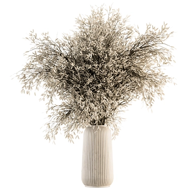 Elegant Dried Branch Bouquet 3D model image 1 