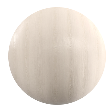 Natural Wood Cream Crème 3D model image 1 