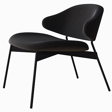 Luz Lounge Chair: Modern Elegance 3D model image 1 