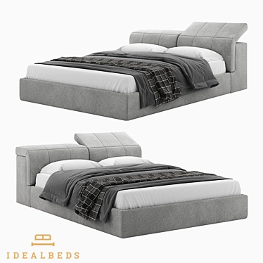 Modern OM Tower Bed 3D model image 1 