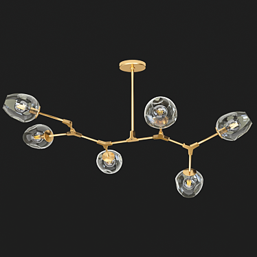 Modular Molecular Chandelier: Adel 3D model image 1 